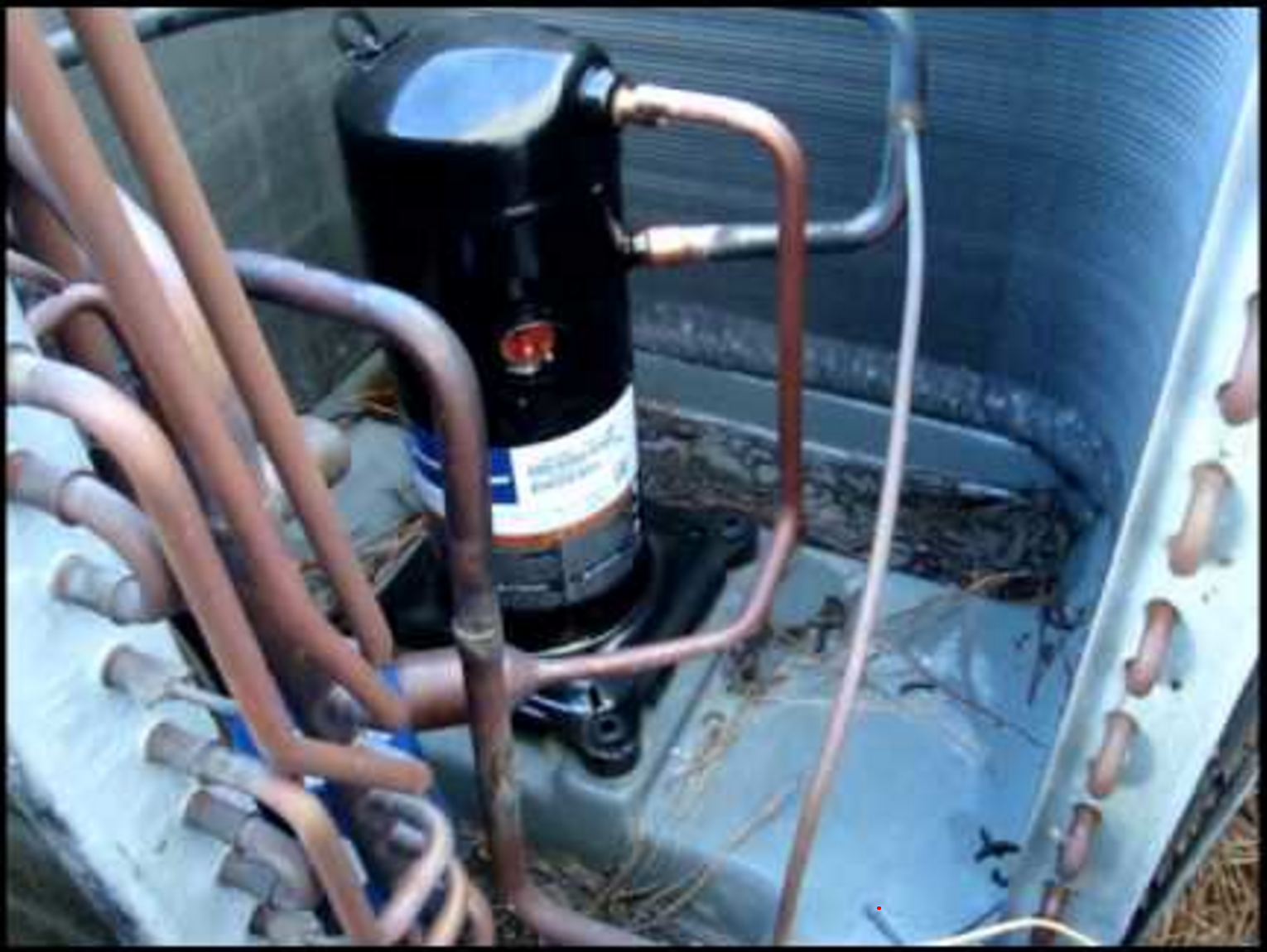 Compressor within an AC unit