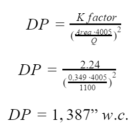 differential pressure calculation